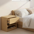 RNI-0001 Single-Drawer Nightstand with Concealed Compartment