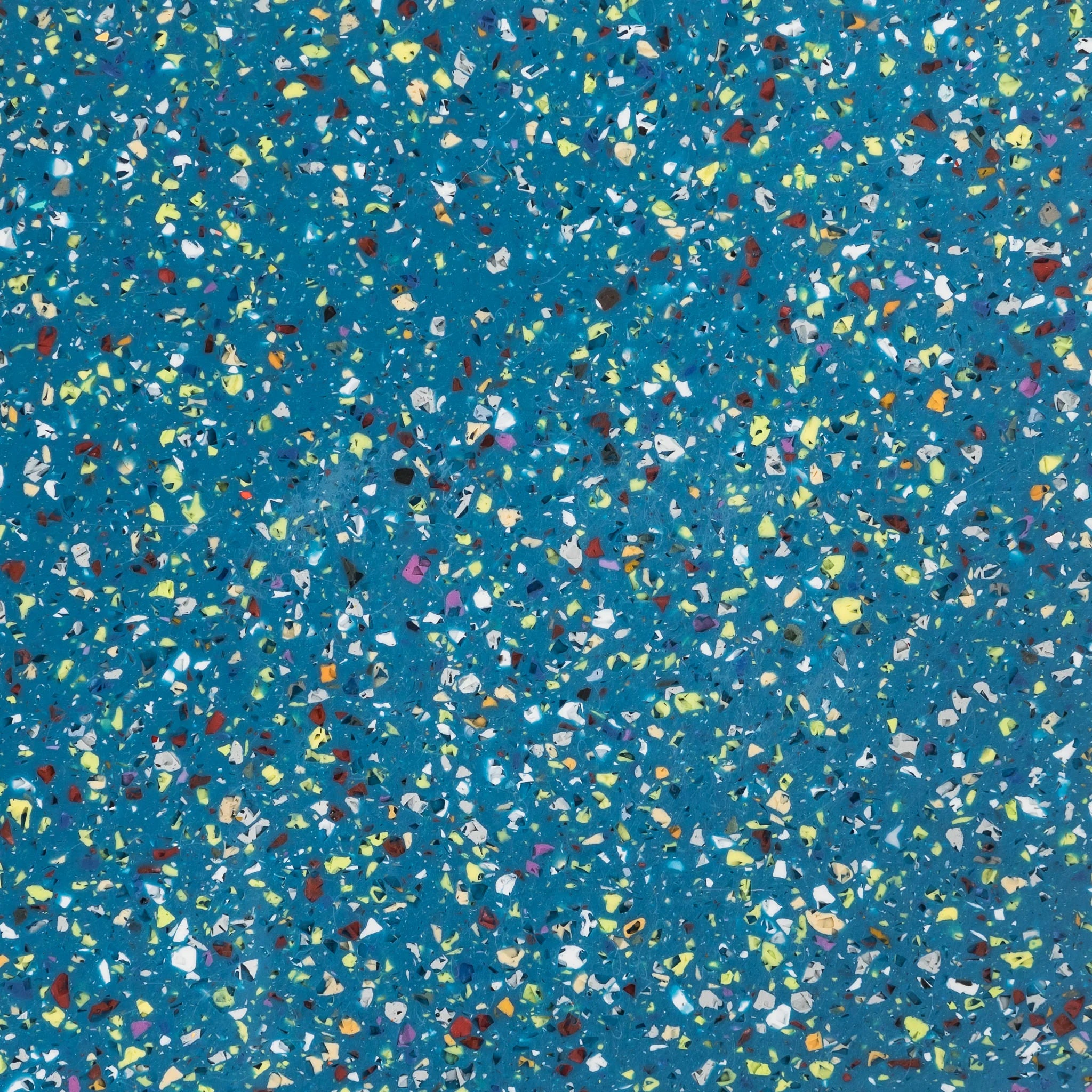 Blue recycled material polyester panel