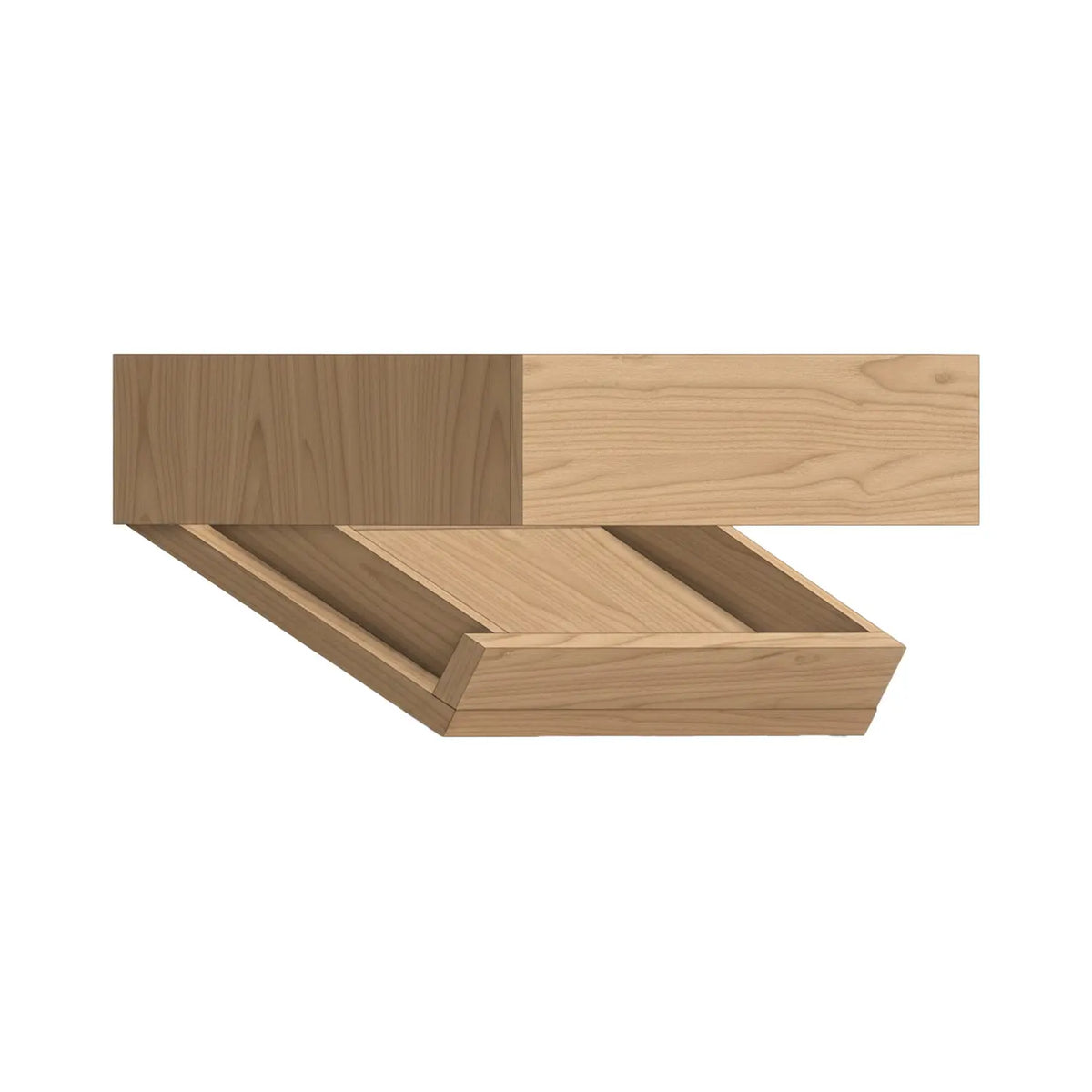 RNI-0004 Wall Shelf with Drop-Down Compartment